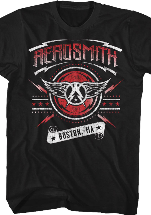 Boston Banner Aerosmith T-Shirt - main product image