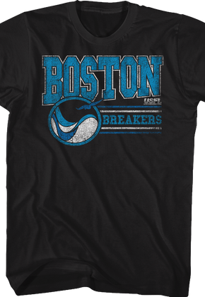 Black Boston Breakers USFL T-Shirt