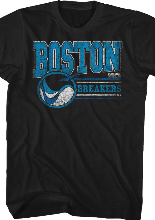 Black Boston Breakers USFL T-Shirt - main product image