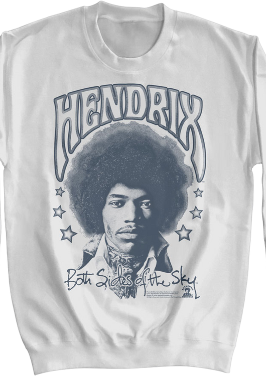 Both Sides of the Sky Jimi Hendrix Sweatshirt - main product image