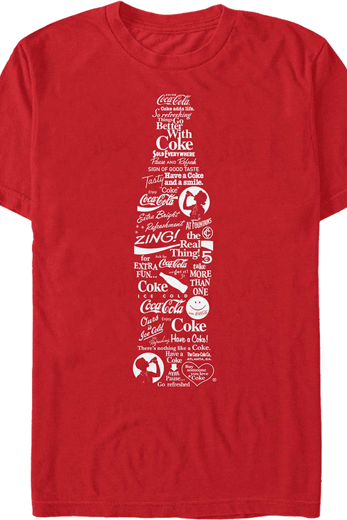 Bottle Shape Coca-Cola T-Shirtmain product image