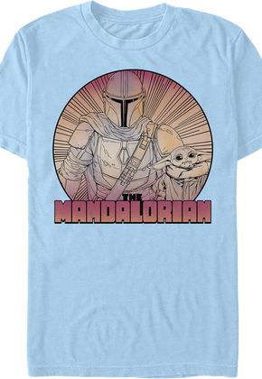 Bounty Hunter And Child The Mandalorian Star Wars T-Shirt