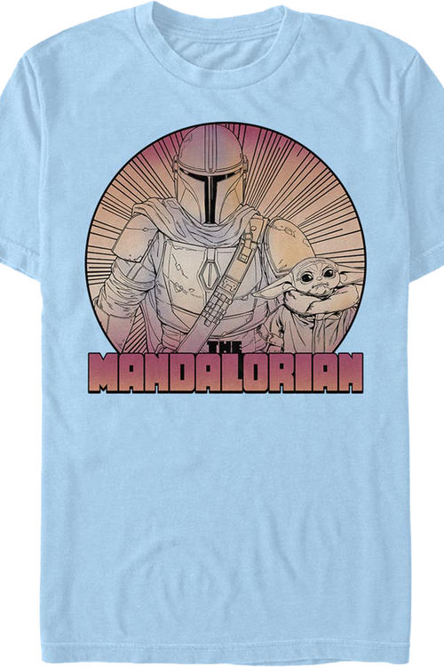 Bounty Hunter And Child The Mandalorian Star Wars T-Shirtmain product image