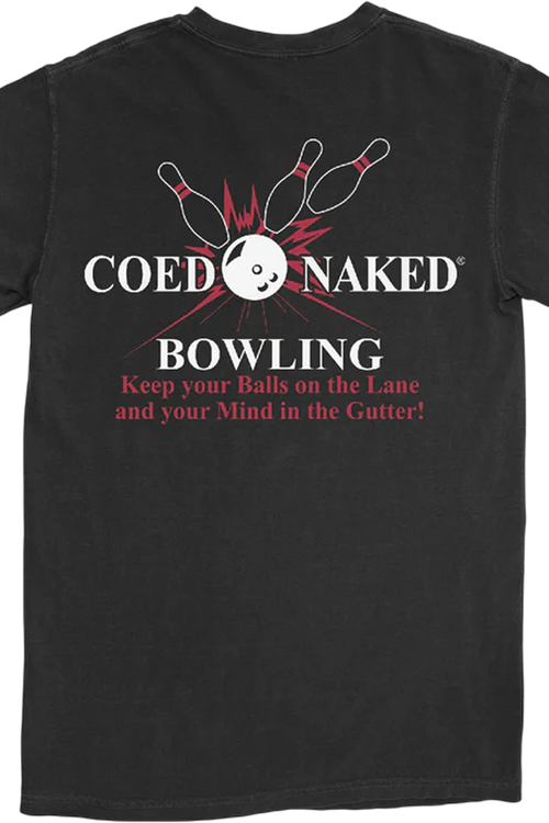 Bowling Coed Naked T-Shirtmain product image