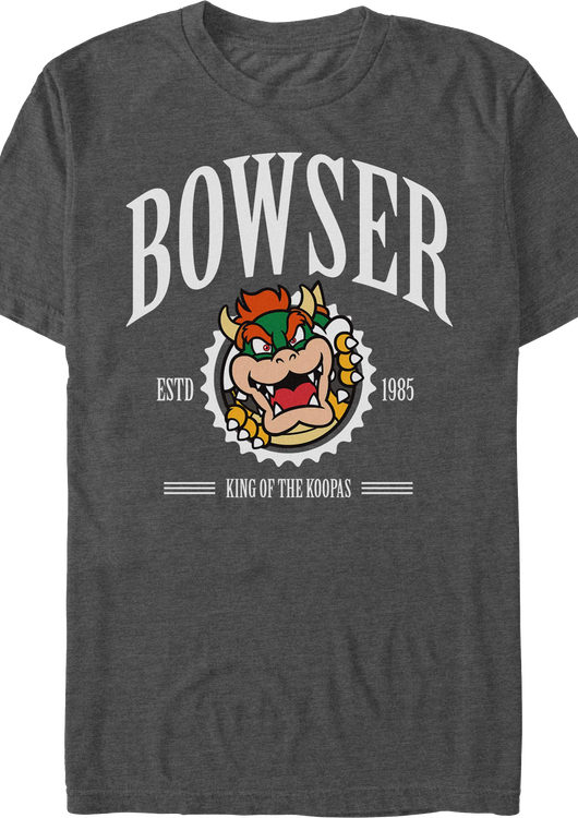 Bowser King Of The Koopas Super Mario Bros. Nintendo T-Shirt - main product image
