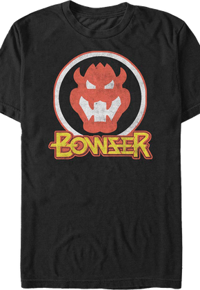 Bowser Logo Super Mario Bros. Nintendo T-Shirt