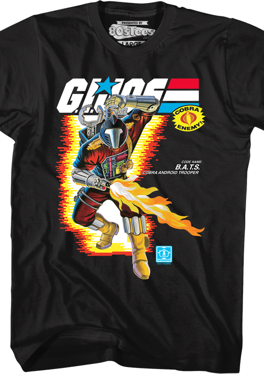Box Art B. A. T. S. GI Joe T-Shirt - main product image