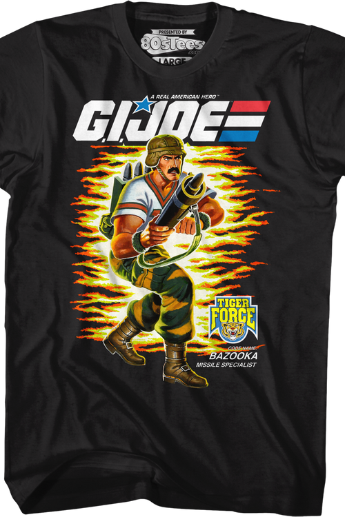 Box Art Bazooka GI Joe T-Shirt - main product image