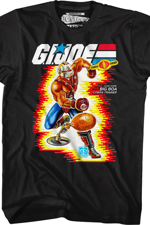 Box Art Big Boa GI Joe T-Shirt - main product image
