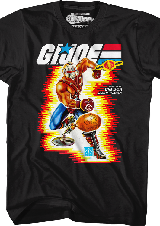 Box Art Big Boa GI Joe T-Shirt - main product image