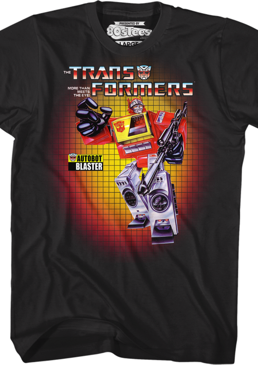 Box Art Blaster Transformers T-Shirt - main product image