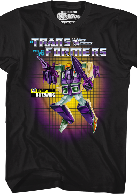 Box Art Blitzwing Transformers T-Shirt - main product image
