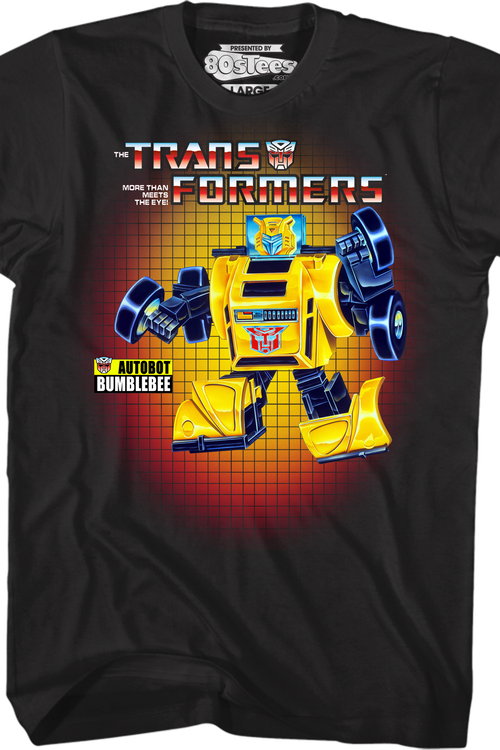 Box Art Bumblebee Transformers T-Shirt - main product image