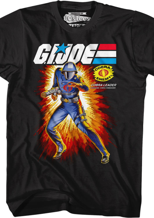 Box Art Cobra Commander GI Joe T-Shirt - main product image