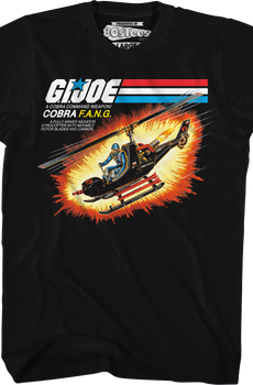 Box Art Cobra F. A. N. G. GI Joe T-Shirt