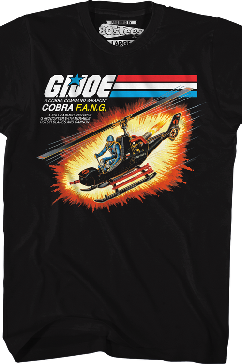 Box Art Cobra F. A. N. G. GI Joe T-Shirt - main product image