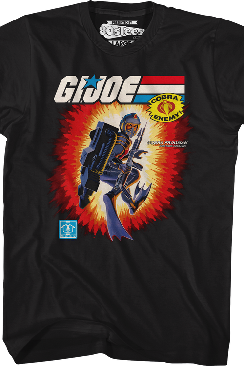 Box Art Cobra Frogman GI Joe T-Shirt - main product image