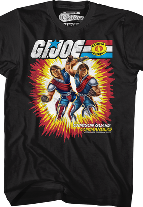 Box Art Crimson Guard Commanders GI Joe T-Shirt