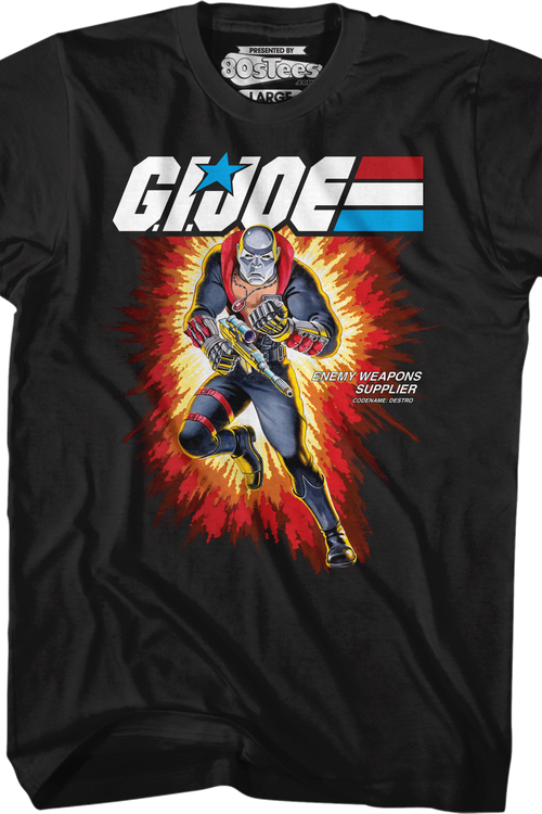 Box Art Destro GI Joe T-Shirtmain product image