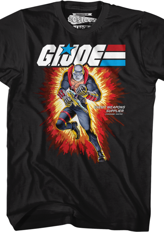 Box Art Destro GI Joe T-Shirt - main product image