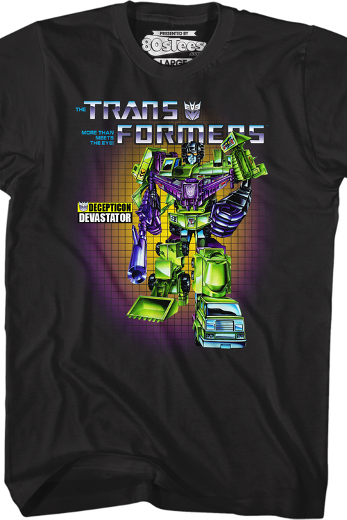 Box Art Devastator Transformers T-Shirtmain product image