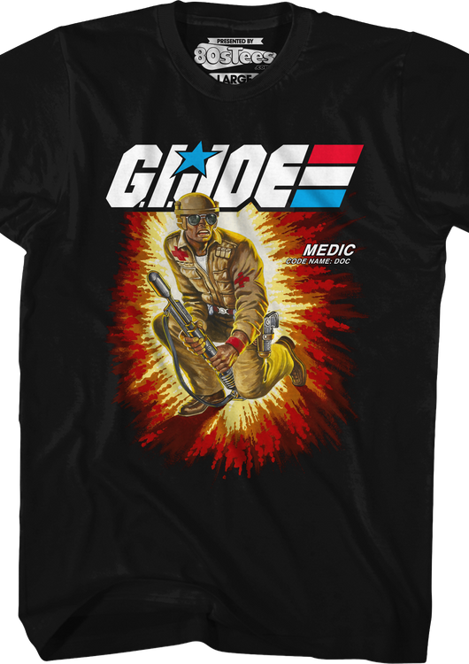 Box Art Doc The Medic GI Joe T-Shirt - main product image