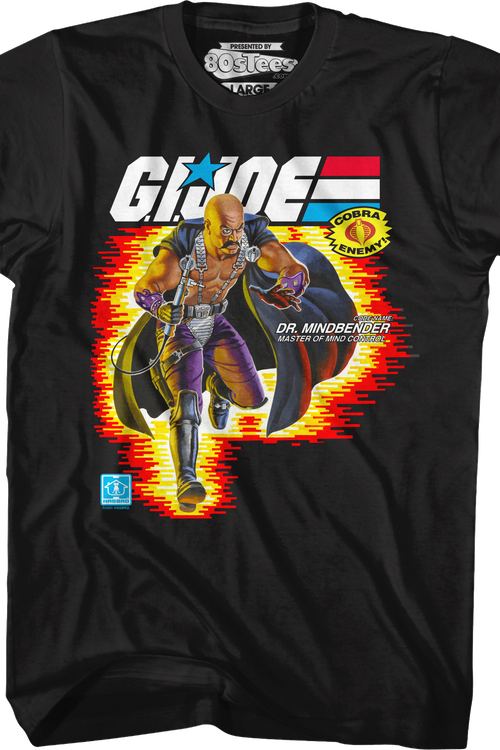Box Art Dr. Mindbender GI Joe T-Shirt - main product image