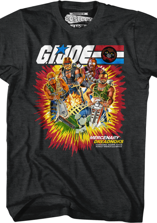 Box Art Dreadnoks GI Joe T-Shirt - main product image