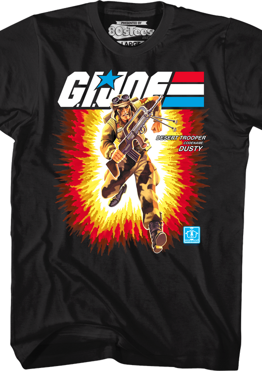 Box Art Dusty GI Joe T-Shirt - main product image