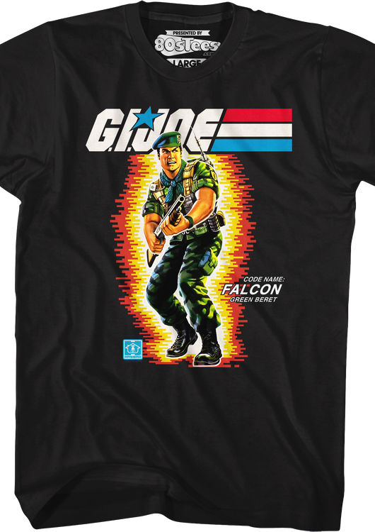 Box Art Falcon GI Joe T-Shirt - main product image