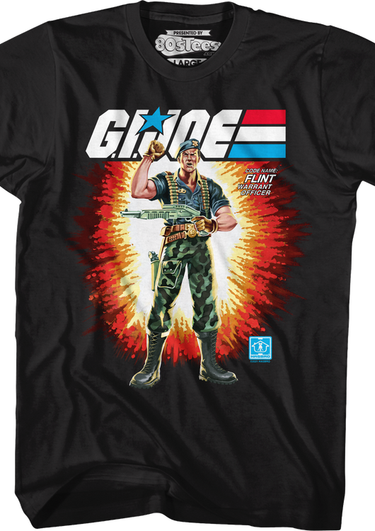 Box Art Flint GI Joe T-Shirt - main product image