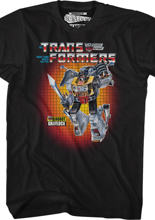 Box Art Grimlock Transformers T-Shirt - main product image