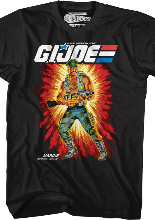 Box Art Gung Ho GI Joe T-Shirt - main product image