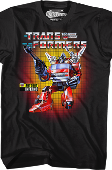 Box Art Inferno Transformers T-Shirt