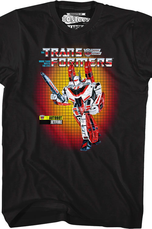 Box Art Jetfire Transformers T-Shirtmain product image