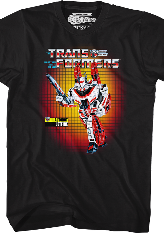Box Art Jetfire Transformers T-Shirt - main product image