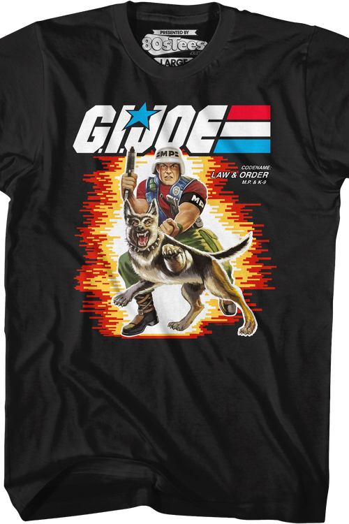 Box Art Law and Order GI Joe T-Shirt - main product image