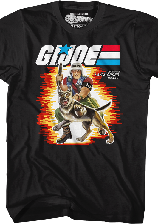 Box Art Law and Order GI Joe T-Shirt - main product image