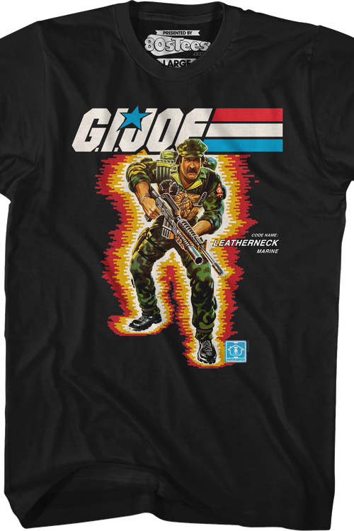Box Art Leatherneck GI Joe T-Shirt - main product image