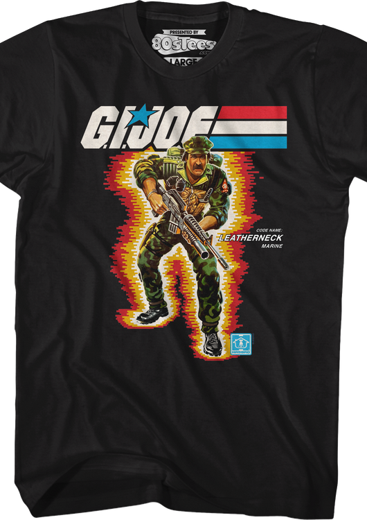 Box Art Leatherneck GI Joe T-Shirt - main product image