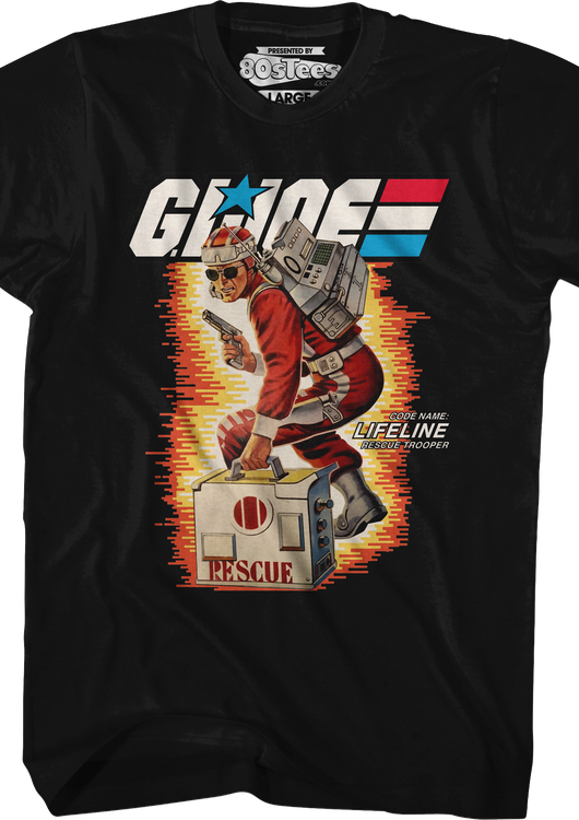 Box Art Lifeline GI Joe T-Shirt - main product image