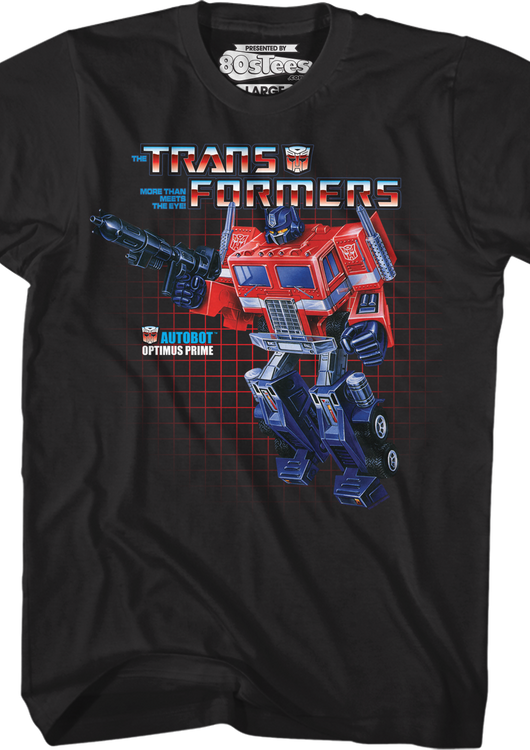 Box Art Optimus Prime Shirt - main product image