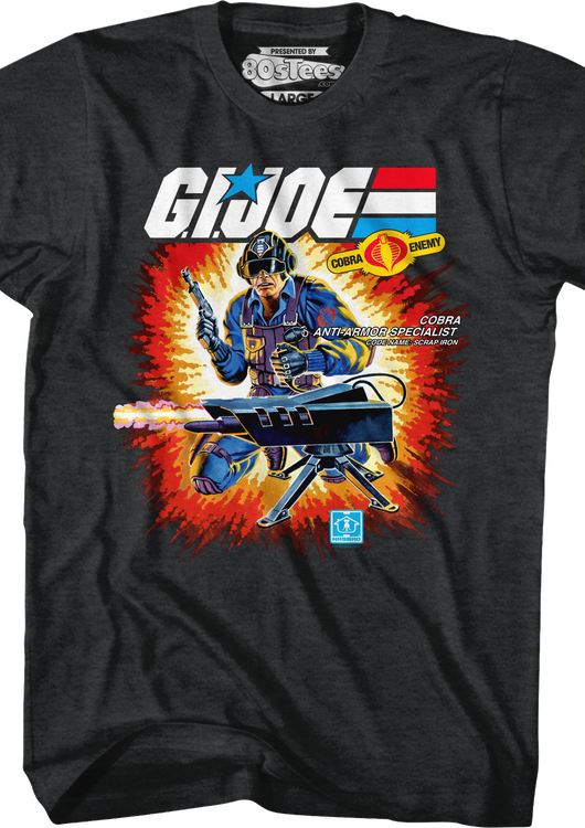 Box Art Scrap Iron GI Joe T-Shirt - main product image