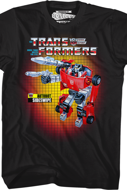 Box Art Sideswipe Transformers T-Shirtmain product image