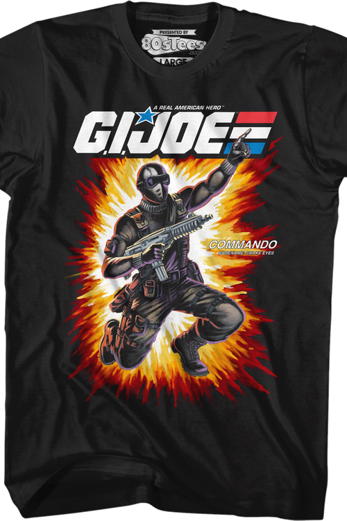 Box Art Snake Eyes GI Joe T-Shirtmain product image