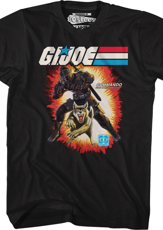 Box Art Snake Eyes Version 2 GI Joe T-Shirt - main product image