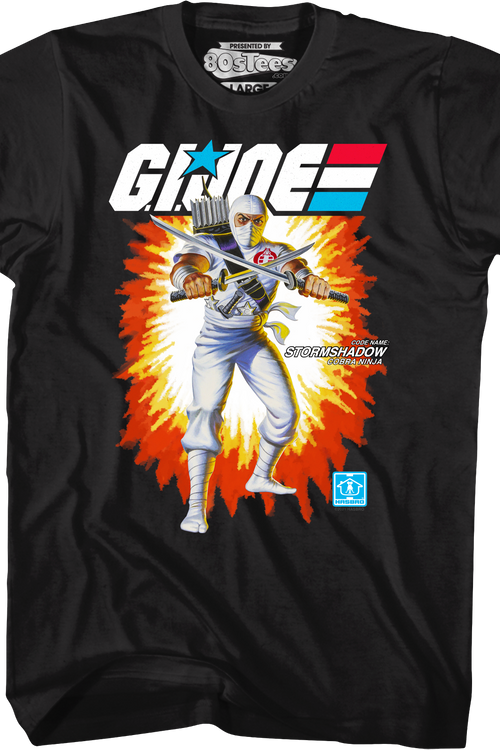 Box Art Storm Shadow GI Joe T-Shirt - main product image