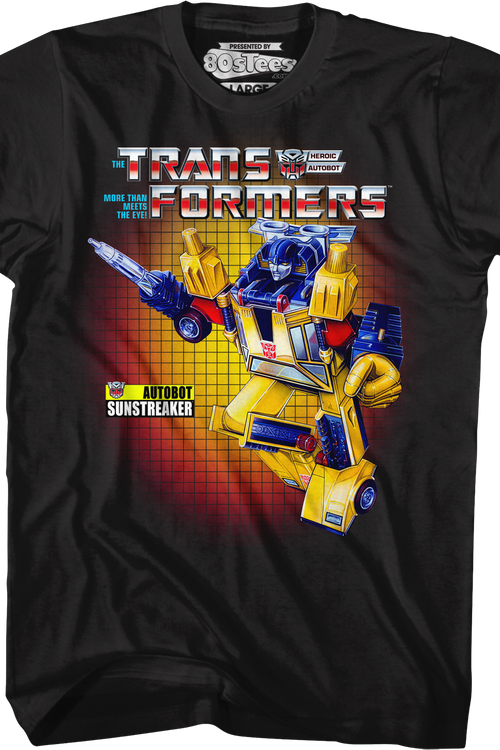 Box Art Sunstreaker Transformers T-Shirtmain product image