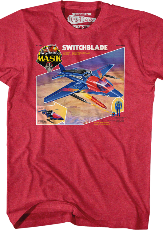 Retro Box Art Switchblade MASK T-Shirt - main product image