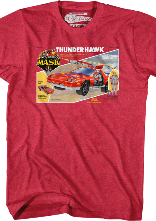 Retro Box Art Thunderhawk MASK T-Shirt - main product image